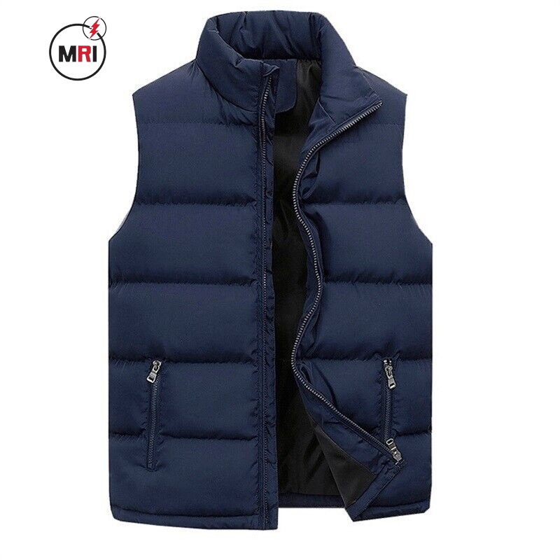 OEM Custom Wholesale Sleeveless Body warmer Winter Outerwear Down waist Coat Light Weight Men Quilted Padded Puffer Vest