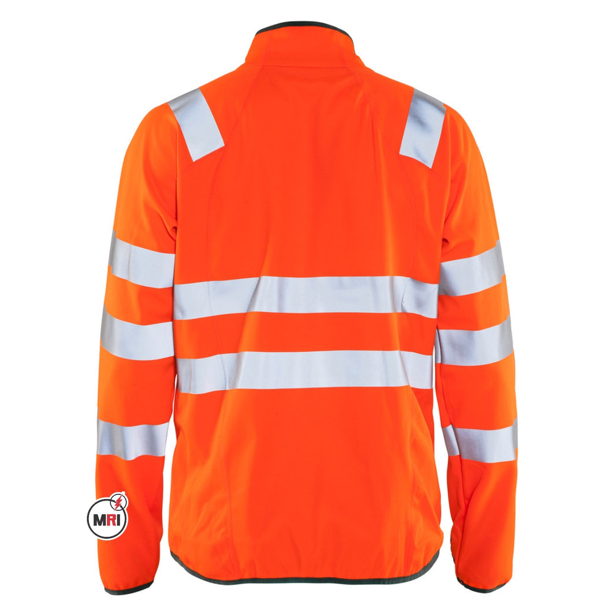 Winter Heated PVC Raincoat Orange Fluorescent High Visibility Safety Reflective Jacket for Men with Pocket