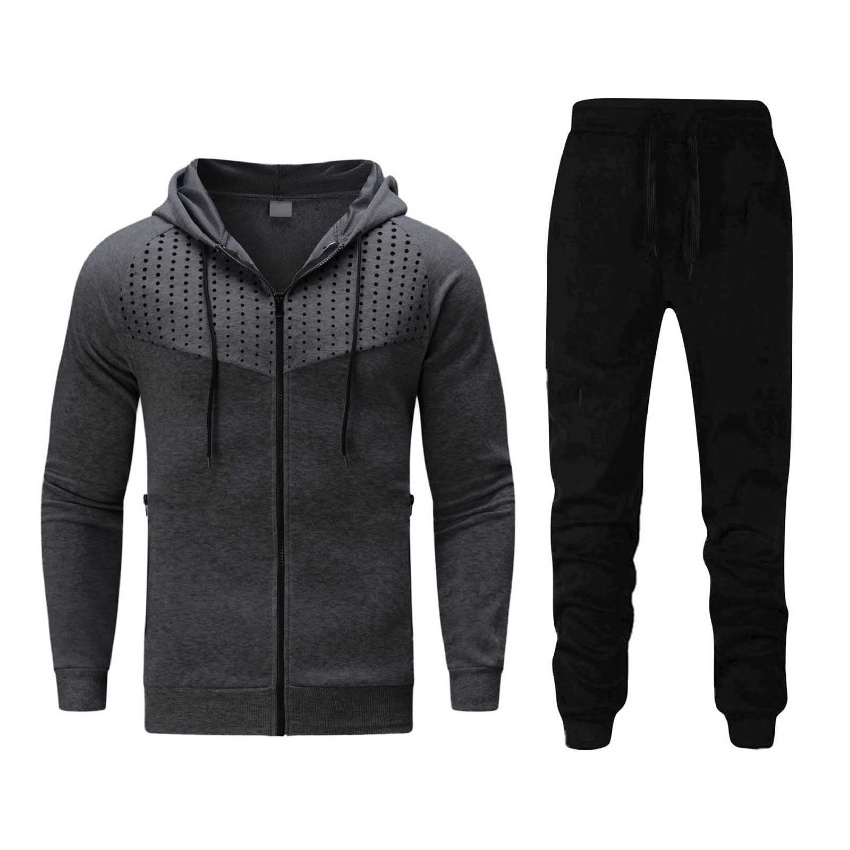 Wholesale new high quality men track suits reflective tracksuits streetwear sweat suit jogger pants for men's set OEM Customized