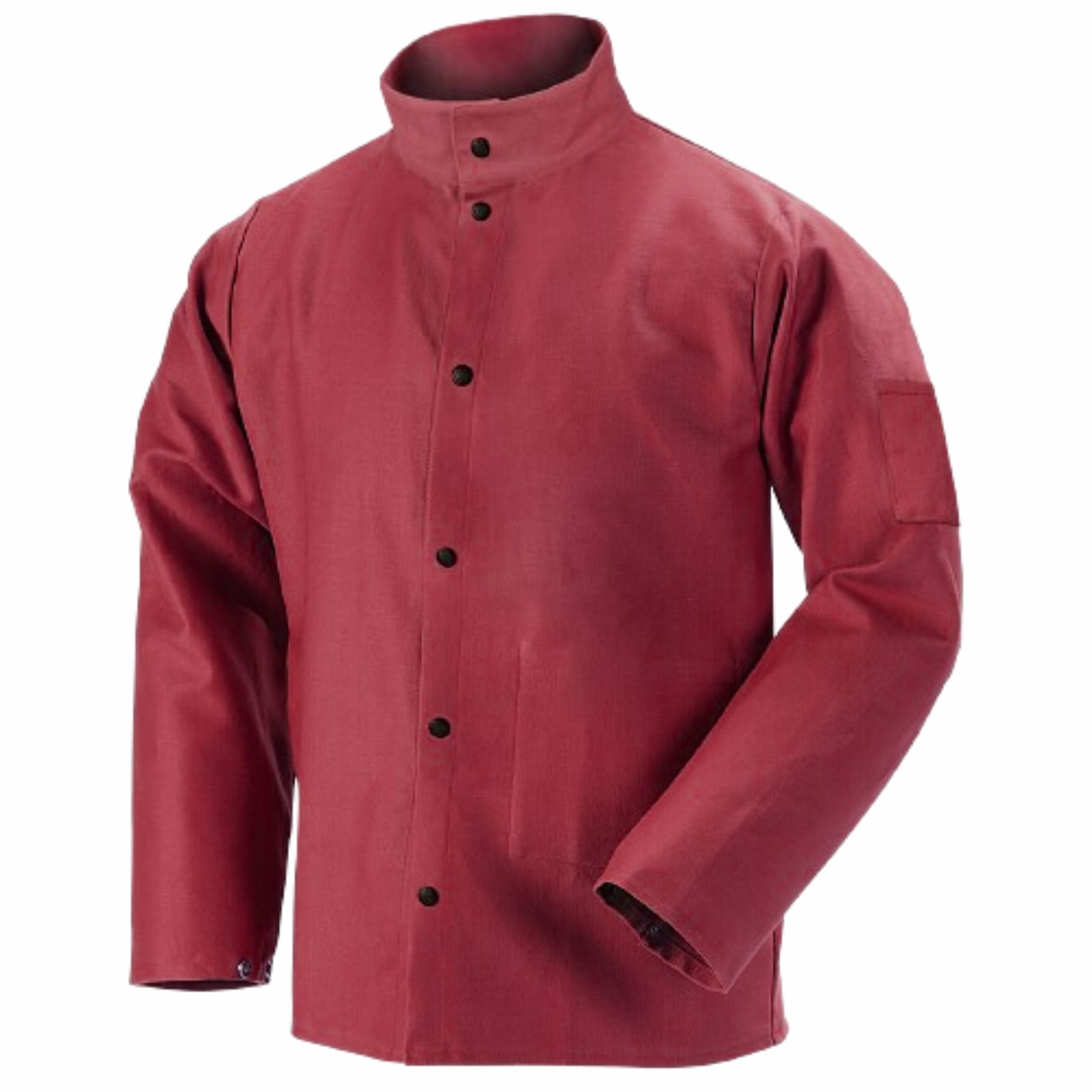 Best performance FR treated drilled cotton fabric welding jacket industrial safety spark fire resistant construction jacket