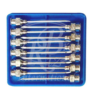 Veterinary Syringe Vaccine luer lock needle Poultry Needle Live stock needle for injection S.S 16G X 1-1/2"