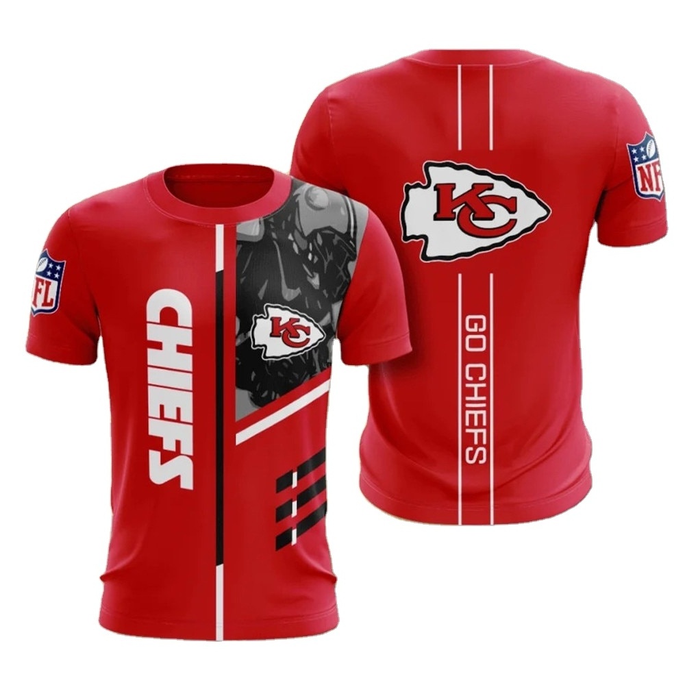 NFL Sublimation T-shirts Custom American Football Jersey Short Sleeve  Men Custom T-shirt  Cotton/polyester Casual Printed