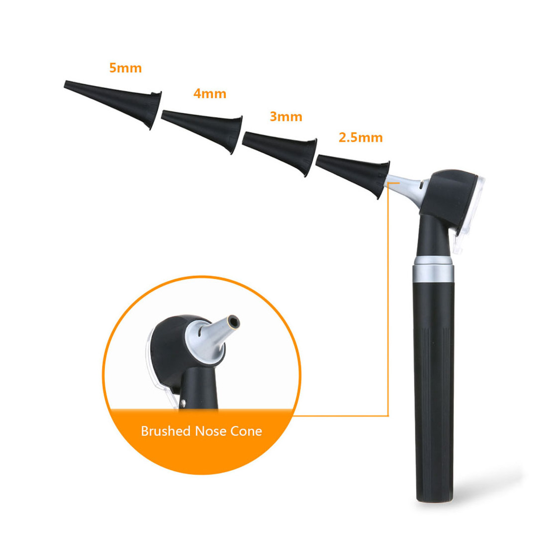 Portable LED Bulb Medical Diagnostic Ear Otoscope Set Available in Wholesale Prices