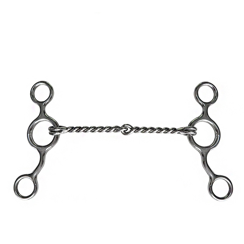 New twist mouth High Quality Horse Riding Horse Bits Equine Equipment Wholesale Stainless Steel horse Bits