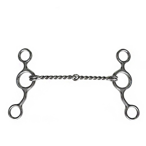 New twist mouth High Quality Horse Riding Horse Bits Equine Equipment Wholesale Stainless Steel horse Bits