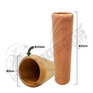 TRQSONS Customize Wholesale Baseball Bat Dugout Mug Wine Mug 6-12 OZ Wooden Mug