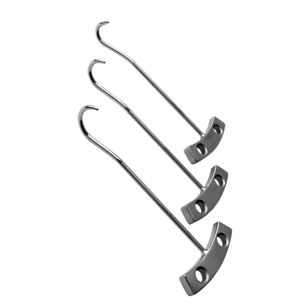 Top Selling Lombardi Bone Hooks Set Of 3 Pieces Curved Small Medium And Large Hook Orthopedic Hook