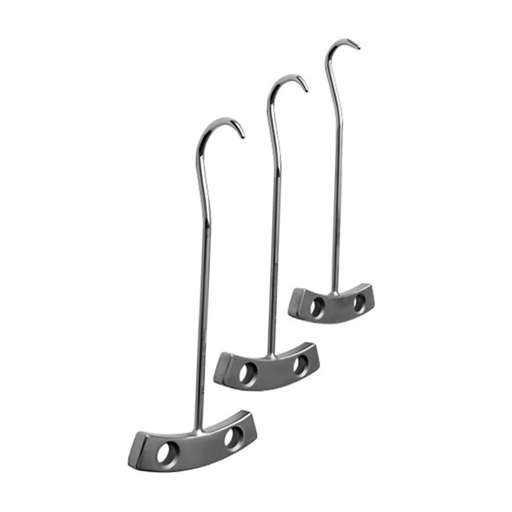 Top Selling Lombardi Bone Hooks Set Of 3 Pieces Curved Small Medium And Large Hook Orthopedic Hook