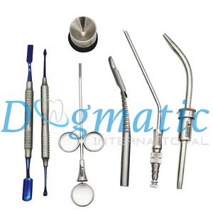 Bone Graft Harvesting Autogenous Implant Kit Bone Scraper Carrier Elevator 7 Pieces / High Quality Set