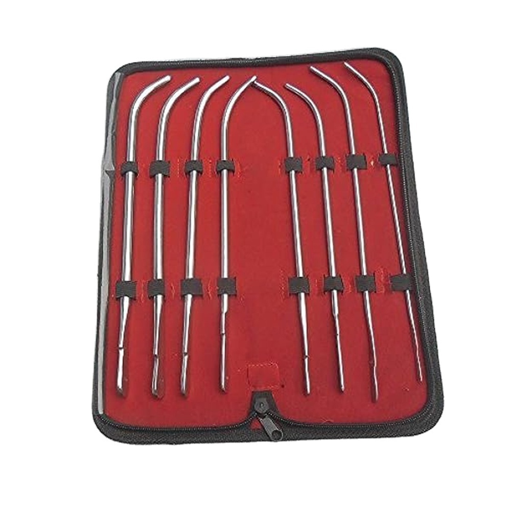 Dittel Urethral Sounds Set Of 8 Urology Surgical Medical Instruments / Dittel Dilator Urethral Sounds Sets OB / Gynecology