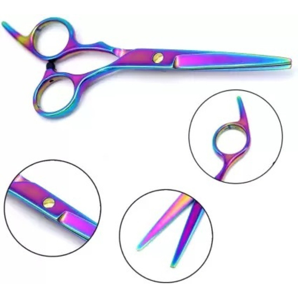 5.5 inch hair cutting scissors thinning shears   stainless steel barber scissors   for hairdresser Haircut Hairdressing