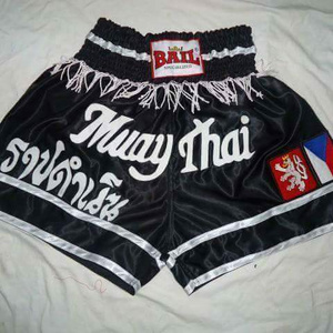 Top Quality 100% polyester make your own muay thai shorts custom muay thai shorts youth muay thai shorts