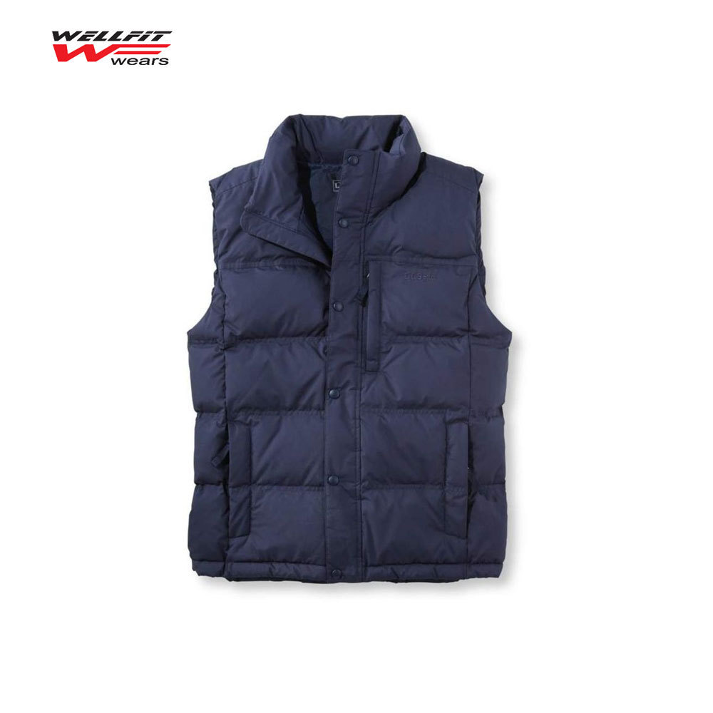 Hot Sell Autumn And Winter Lightweight Hooded Black Quilted Down Puffer Waistcoat Men's Zipper Puffer Vest