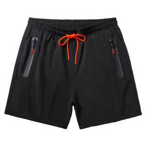 Custom Logo Letter Printing Quick Dry Breathable Outdoor Elastic Waist Summer 100% Nylon Casual Rhude Shorts with Mesh Liner