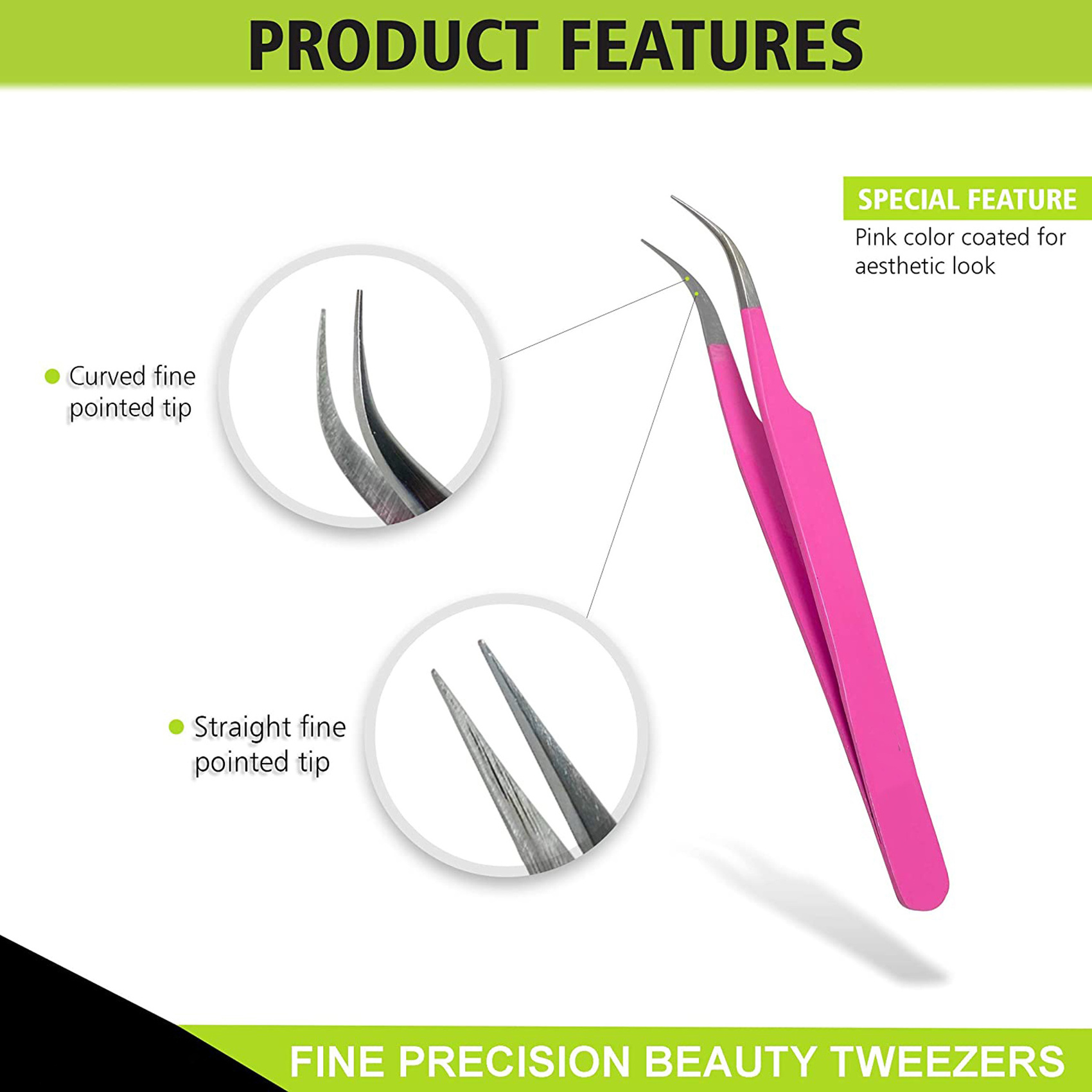 1-27-3 custom private label eyebrow tweezers in bulk