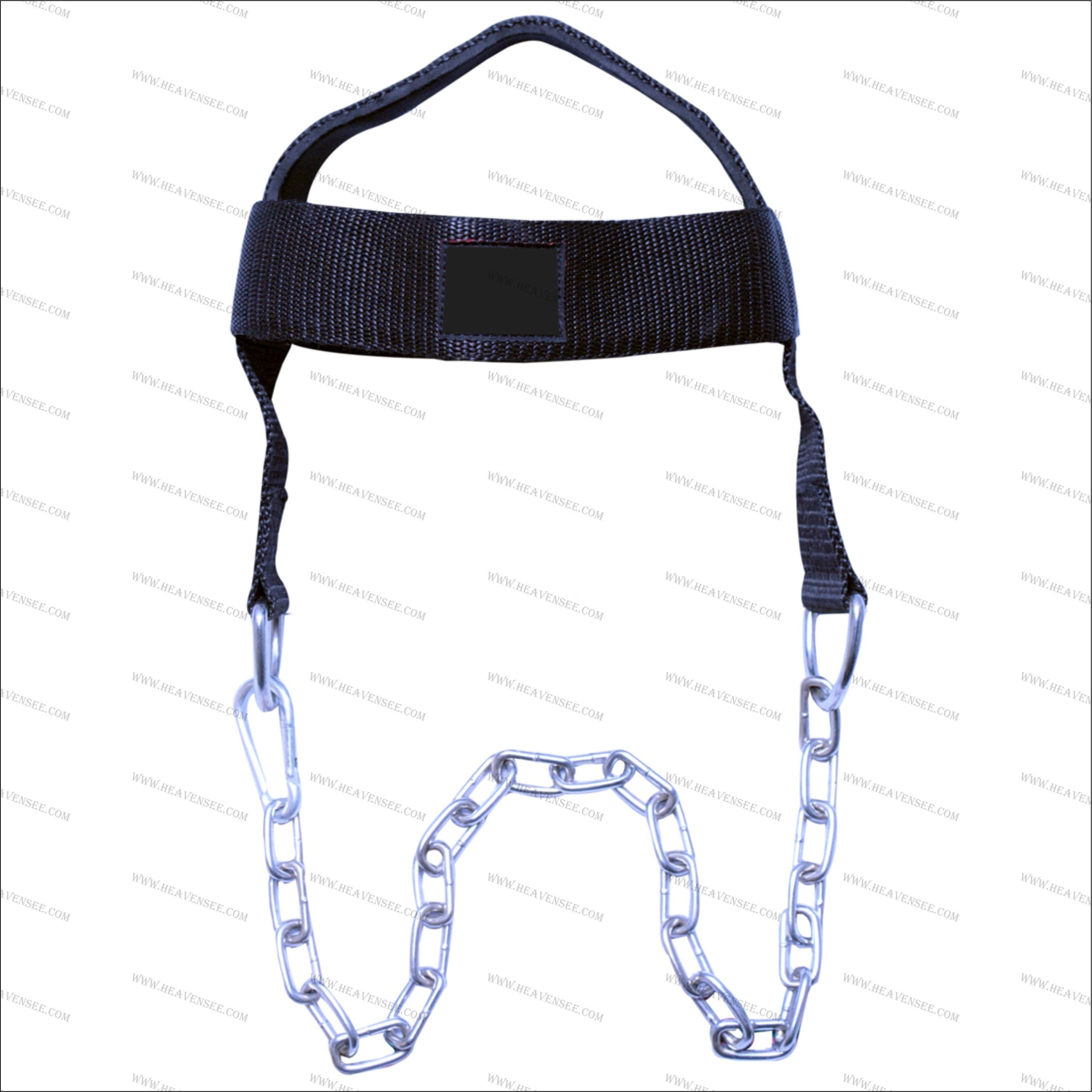 Lifting Strap with Chain Adjustable Head Harness Neck Trainer for Home Gym Weightlifting Bodybuilding Barbell Workout