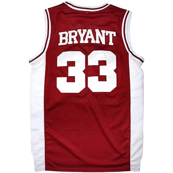 High-quality Custom Design Black and Red Basketball Jersey unisex  Blank Basketball jerseys Reversible Basketball Jersey