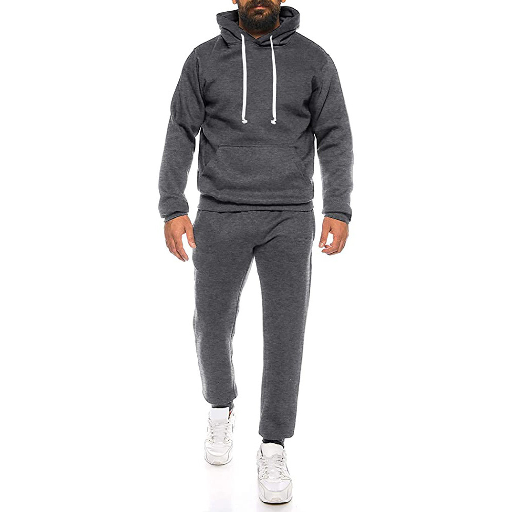 Custom Jogging Running Suits Wholesale men jogger short setUniforms Sport Wear Custom Men's Blank Fleece Jogging Suits Top