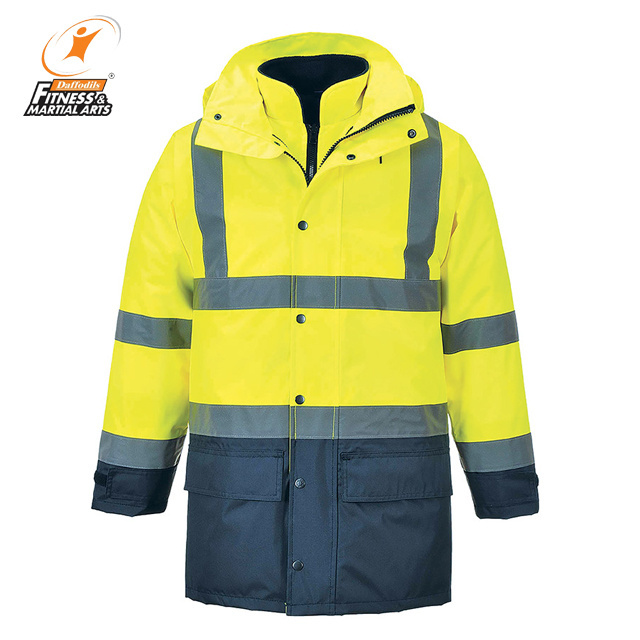 reflective winter work wear jacket