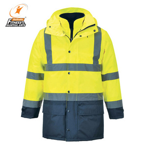 reflective winter work wear jacket