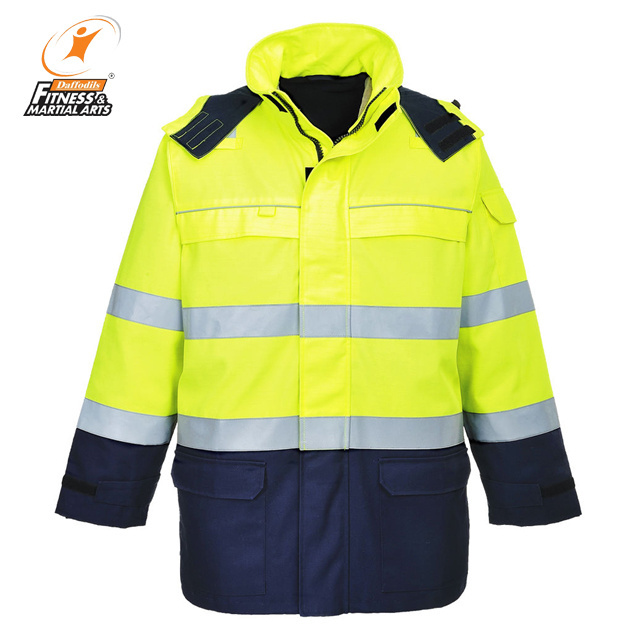 reflective winter work wear jacket