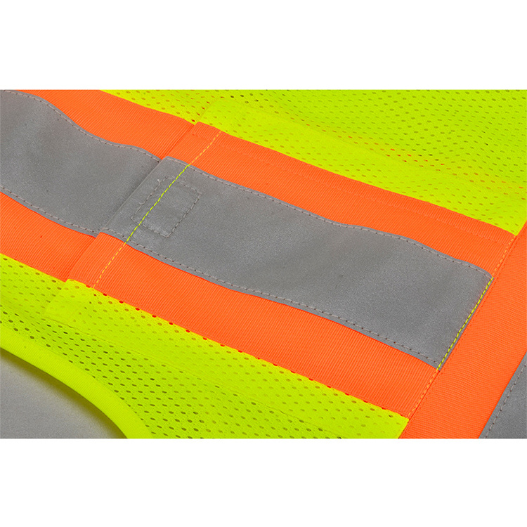 Wholesale Fluorescent Reflective Safety Vest With Pockets