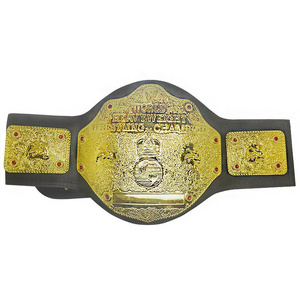 Promotional Boxing Mini Championship Belt Custom Logo Martial ArtvMMA Boxing Championship Metal Plates Belt