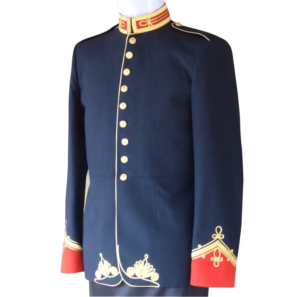 customized band 100% wool blend piper drummer doublet jacket marching band uniform