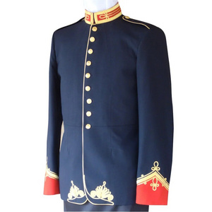 customized band 100% wool blend piper drummer doublet jacket marching band uniform