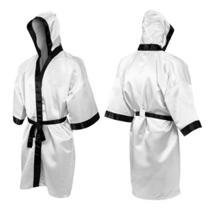 Professional Boxing Robe with hood | Best Quality Custom logo Boxing Robes