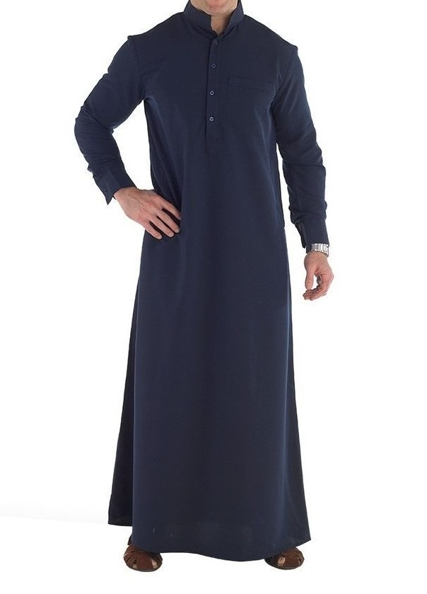 Best Selling Islamic Clothing Men Thobe Muslim Arabic Thobe Wholesale jubba for men islamic men clothing thobe