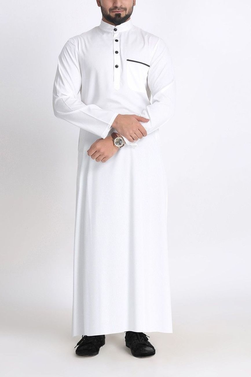 Best Selling Islamic Clothing Men Thobe Muslim Arabic Thobe Wholesale jubba for men islamic men clothing thobe