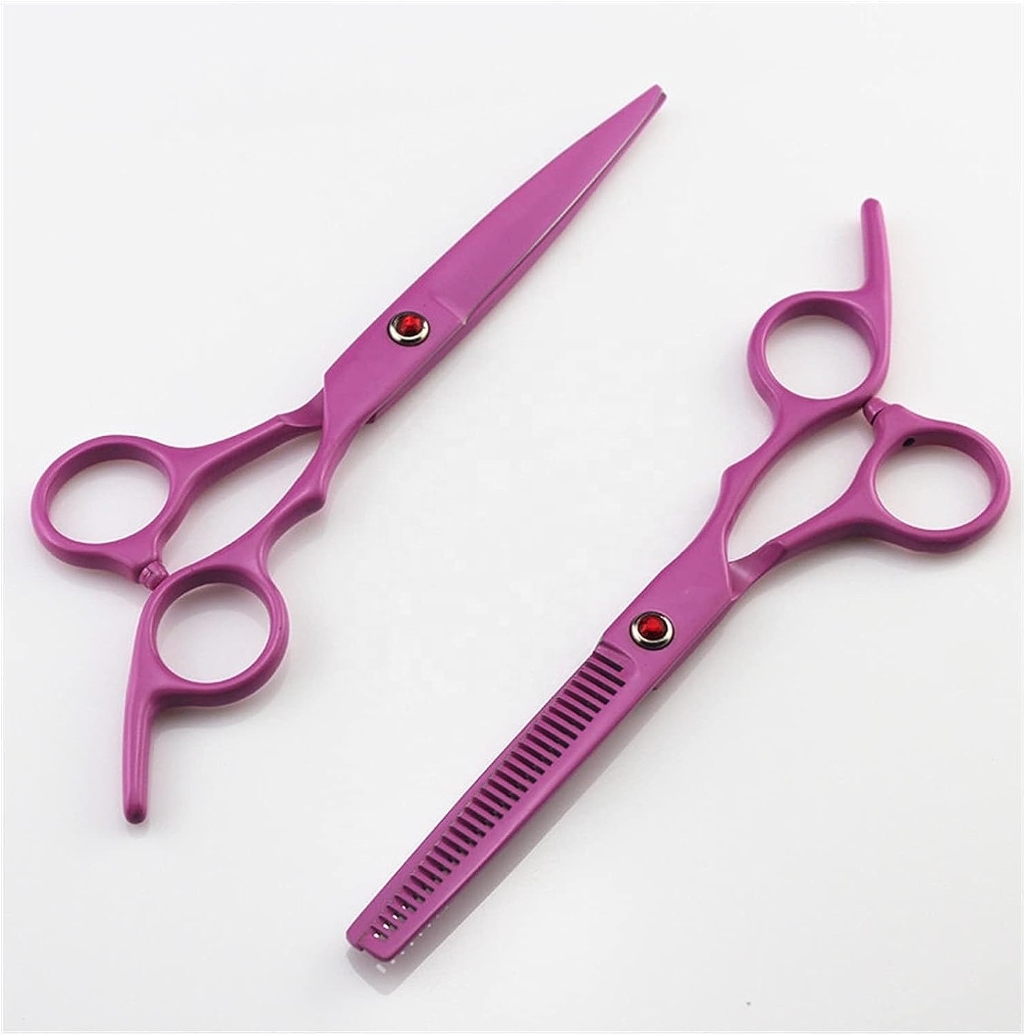 Stainless steel Hairdresser Scissors 2Pcs set Factory Sale cheap price in pink coating best quality supplier from Pakistan