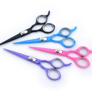 6 inch Professional Hairdressing Hair Cutting Scissors Shears Stainless steel color coating best quality Wholesale cheap price