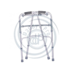 Health Care Exercises Walker Aluminum Folding Walker for Adults Folding Mobility Frame Walker for disabled and Elderly People