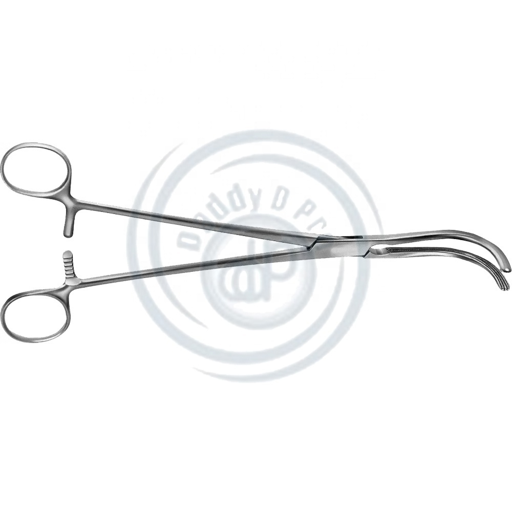 GUYON ATRAUMATA Kidney Pedicle Clamp Curved 240 mm (9 1/2