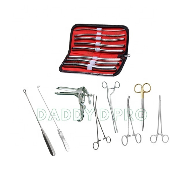 MIDWIFERY KIT OF 34 PIECES Stainless Steel Midwifery Surgical Set Medical Genecology Midwifery Kit Surgical Instruments Set DDP