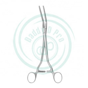 Atrauma Clamp Curved Stainless Steel Surgical Forceps Gynecology Atraumatic Tangential Occlusion Clamps