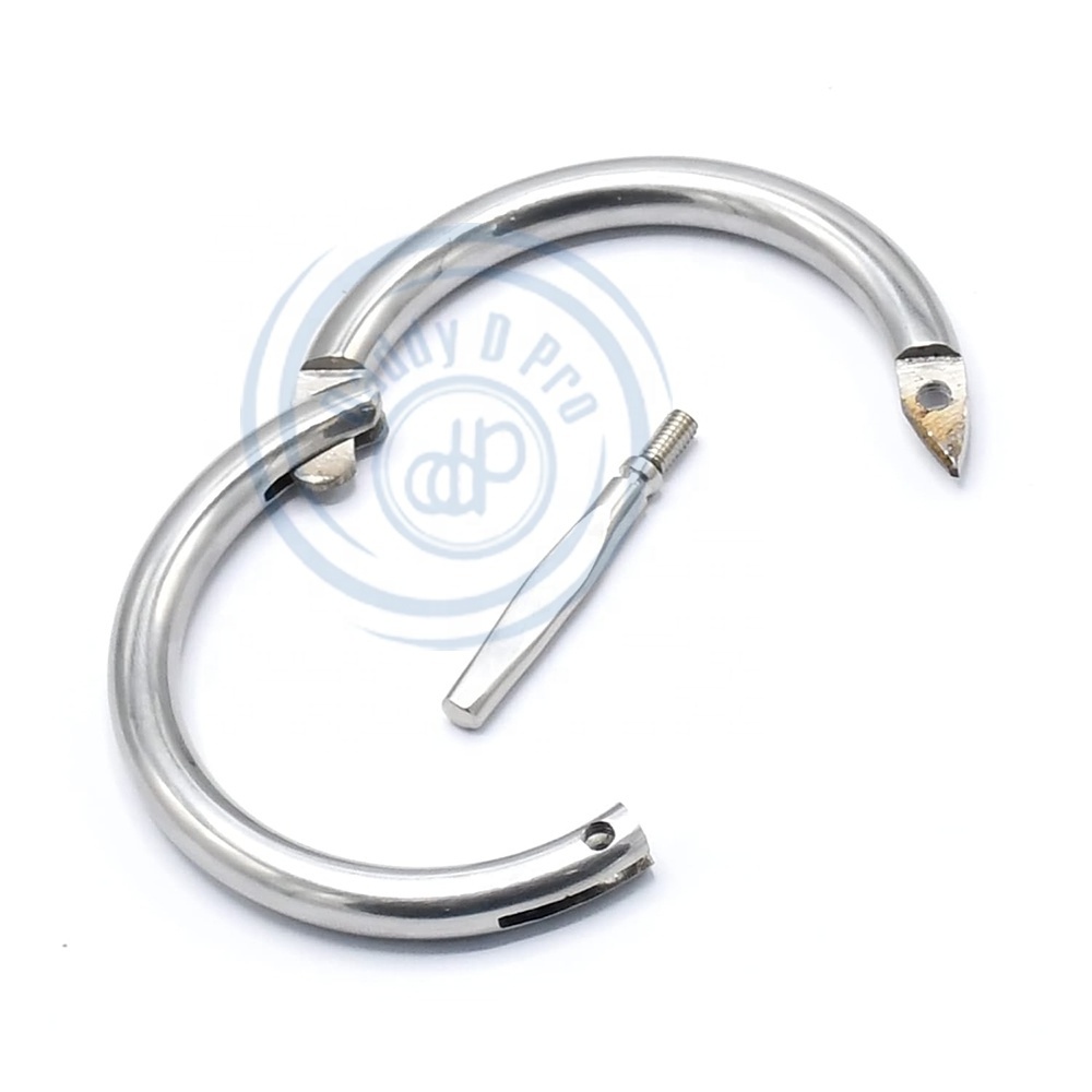 Bull Nose Ring Veterinary Instruments Bull Nose Holders Cattle Leaders Instruments Nose Pincer Veterinary Products