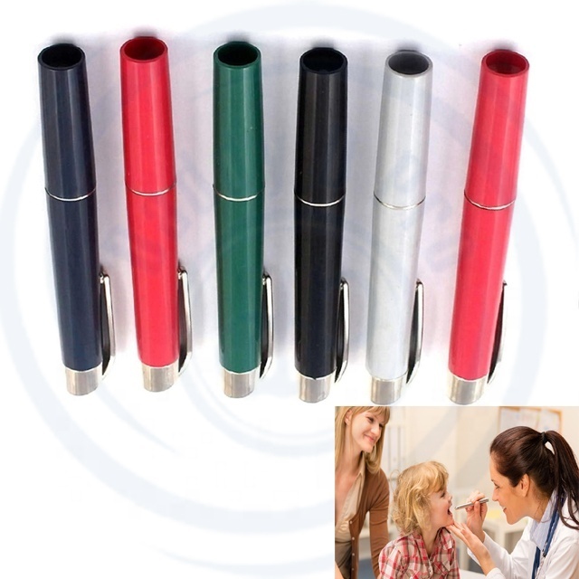 Medical Pen Lights for Nurses Doctors, Reusable LED Medical Penlight Flashlight with Pupil Gauge, White Light BY DADDY D PRO