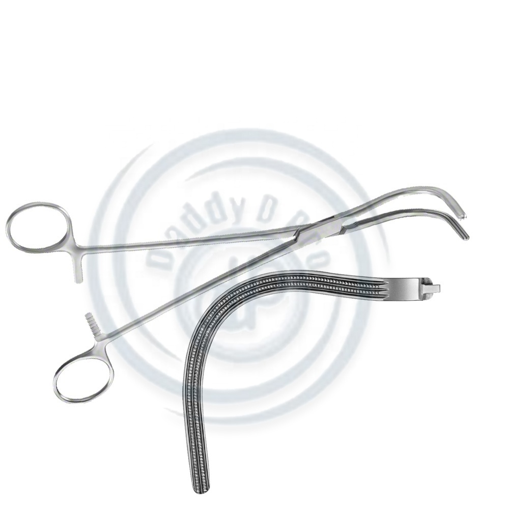 GUYON ATRAUMATA Kidney Pedicle Clamp Curved 230 mm (9