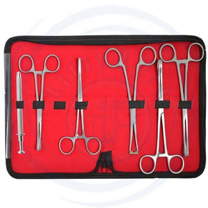 7 PC Body Piercing Instruments Kit Tools Pennington, Sponge, Septum Forceps, 4 Prong Ball Grabber & Bead Tweezer BY DADDY D PRO