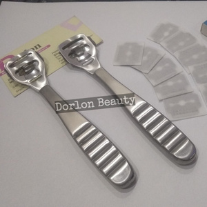 Private Label Stainless Steel Foot Care Callus Remover Tool Custom Logo Callus Shaver