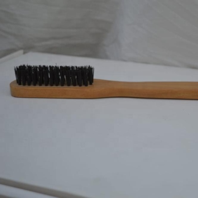 Natural Long handle Bristle Dry Body Brush SPA Bath Brush