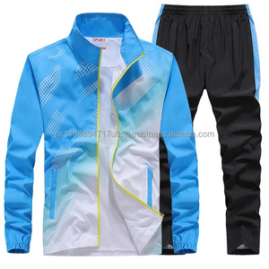 Windbreaker tracksuit slim fit sweatsuit polo sweatsuits streetwear unisex sets own logo men nylon tracksuit with side zipper