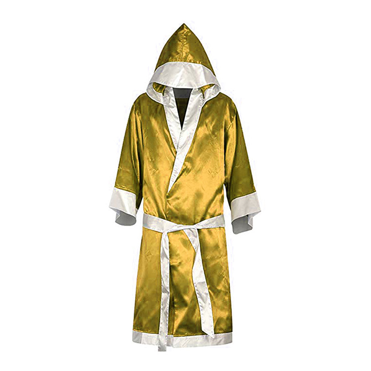 Best Quality custom design Boxing Robe with hood for Boxing match | Cheap Price Boxing Robe Gown With Custom Designs