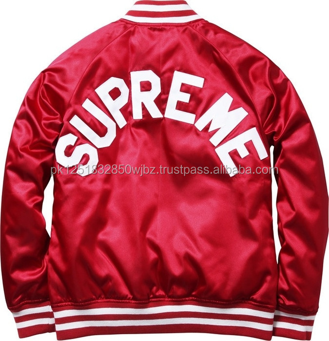 wholesale satin jacket custom best wholesale price satin bomber jacket/letterman style college satin jacket