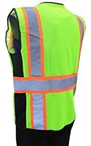 high visibility security reflective safety vest with logo reflector jackets