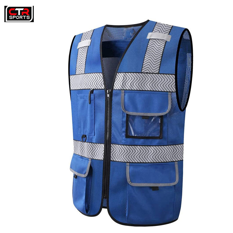 High Quality Green Reflective Safety Vest Wholesale Road Traffic Security Vests With Customized Logo