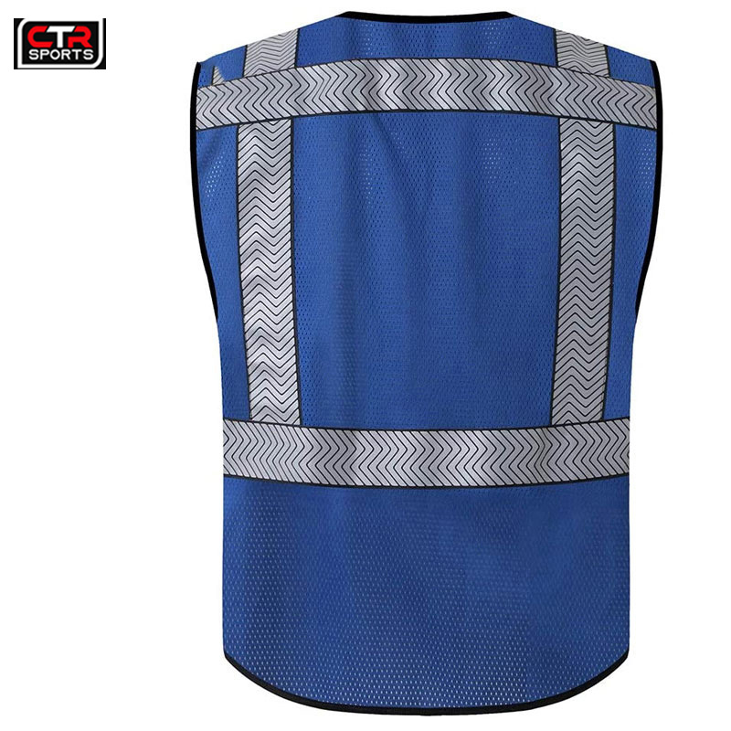 High Quality Green Reflective Safety Vest Wholesale Road Traffic Security Vests With Customized Logo